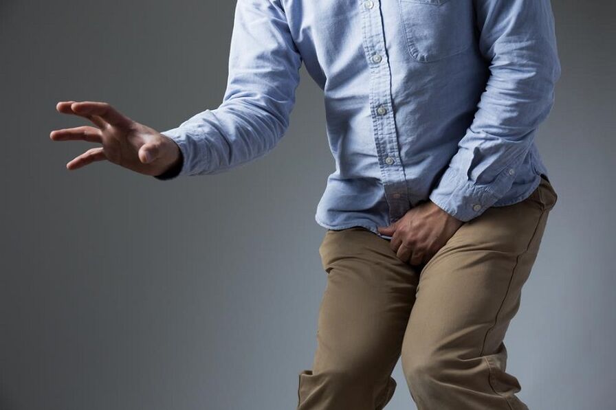 Schmerzen in der Leiste als Symptom für Prostatitis